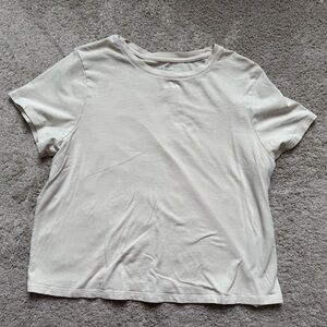 Old Navy Cream Short Sleeve Basic Tee XL Women’s